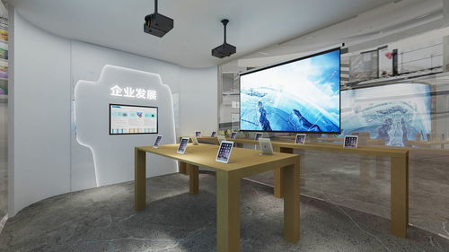 電子產品展廳效果圖設計3d