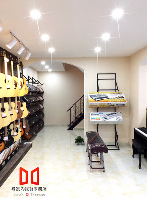 15萬元教育機構200平米裝修案例_效果圖 - 合肥市禹州天境艾威琴行 - 設計本